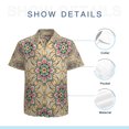 thumbnail image 7 of High Quality Hawaiian Shirts for Men Short Sleeve Aloha Beach Shirt Floral Summer Casual Button Down Shirts Blouses NH2LFJ, 7 of 7