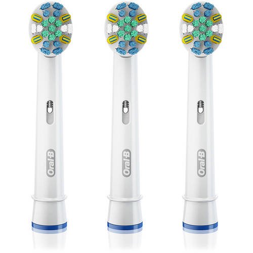 OralB Floss Action Replacement Brush Heads 3 ct Carded Pack Walmart