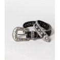 thumbnail image 3 of Angel Ranch Ladies Black Gator Print Studded Glitz Leather Belt DA1070, 3 of 4