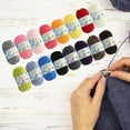 thumbnail image 2 of Milk Cotton Yarn Hand Knitting Yarn Multicolor Soft Yarn Cotton Threads Baby Crochet Yarn for Scarves Blanket Shawls Hat, 2 of 5