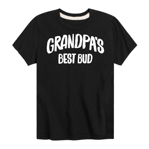 Instant Message - Grandpas Best Bud - Toddler & Youth Short Sleeve Graphic T-Shirt