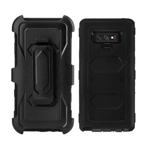 Mignova for Galaxy Note 9 Case with Built-in Screen Protector Heavy Duty Full-Body Armor Case Belt Clip Holster&Kickstand For Samsung Galaxy Note 9 2018 SM-N960(Black)