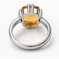thumbnail image 2 of Hanna Boya Cushion Cut Natural No Heat Citrine Ring, 11ct, 2 of 7