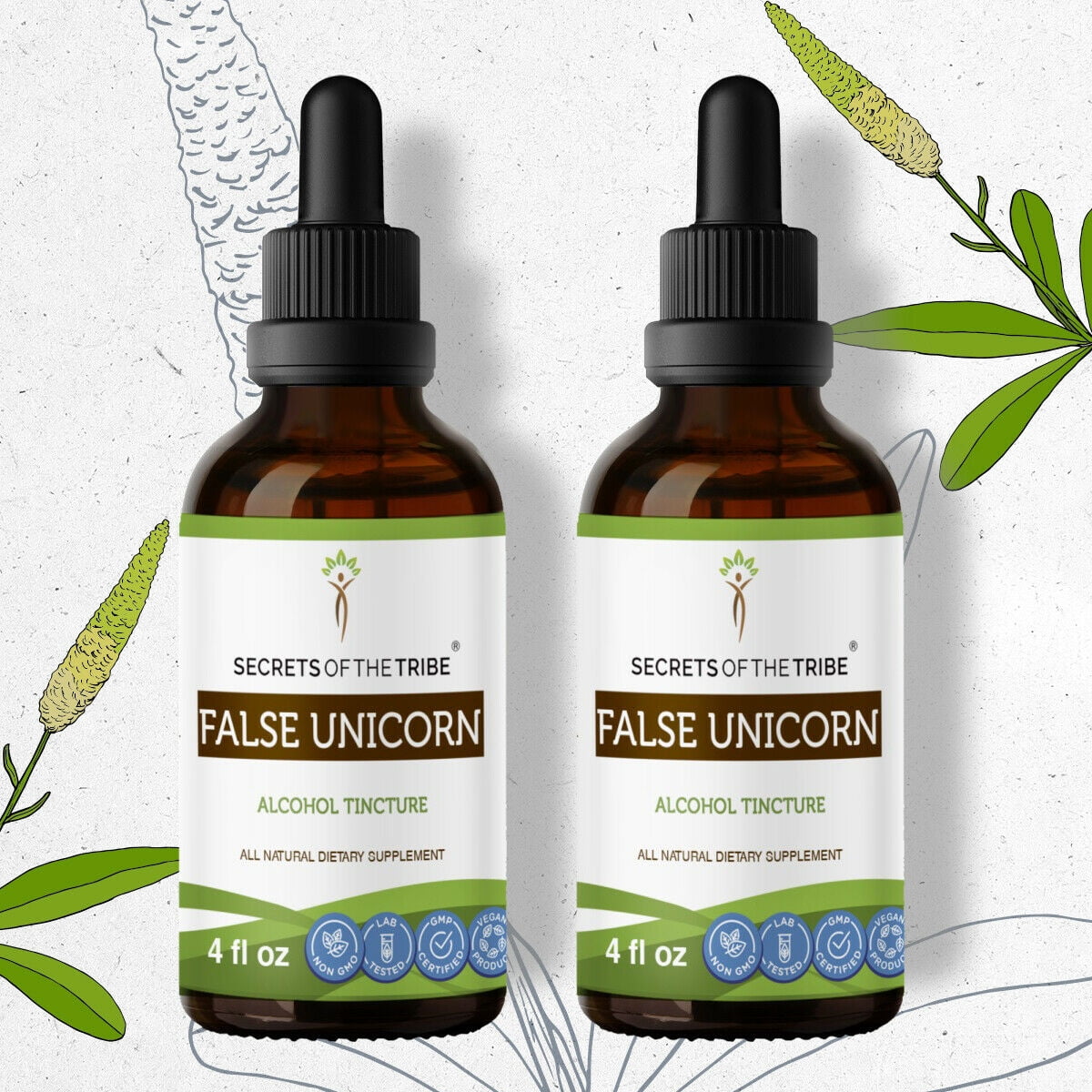 False Unicorn Tincture Alcohol Extract, Responsibly farmed Chamaelirium