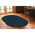 thumbnail image 2 of Ambiant Broadway Collection Solid Color Indoor Outdoor Area Rug Teal - 7' x 9' Oval, 2 of 5