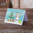 thumbnail image 2 of Christmas Tree and Borzoi Greeting Cards and Envelopes Pack of 8, 2 of 2