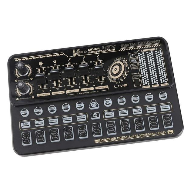 Equipment Computer and Mobile Phone Live Streaming Sound Card for Online Singing Chatting Live Video Streaming