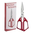 thumbnail image 2 of WHEANG Multifunctional Stainless Kitchen Shears Scissors All Purpose Shear Silver Meat Dishwasher Poultry Japanese Cooking Scissor For Chicken, 2 of 9