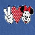 thumbnail image 3 of Mickey & Friends - Peace Love Minnie - Women's Short Sleeve Graphic T-Shirt, 3 of 5