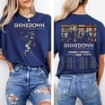 thumbnail image 2 of Shinedown 2026 World Tour & logo "EI8HT" Album T-shirt Sizes S-5XL, 2 of 5