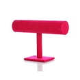 thumbnail image 1 of Guardurnaity Soporte de exhibición de joyería Collares de una sola capa Colgante Soporte de joyería Reloj Diadema Estante Organizador Escaparate Ropa, zapatos y accesorios Miscelánea Rosa roja, 1 of 6