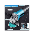 thumbnail image 2 of Kit Esmeriladora Angular 2000 W 110 V Azul, 2 of 5