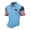 Polos 40#Sky Blue, variant on WAYUTE Men's Polo Shirts 250th Anniversary USA Shirt Short Sleeve Stars and Stripes Print Freedom 4th of July Independence Day Casual Outdoor