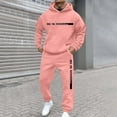 thumbnail image 4 of Yhkghxis Sweatsuits for Men 2 Piece Casual Letter Printed Sweatshirts Jogging Gym Sweat Suits Athletic Track Suit Sets, 4 of 5