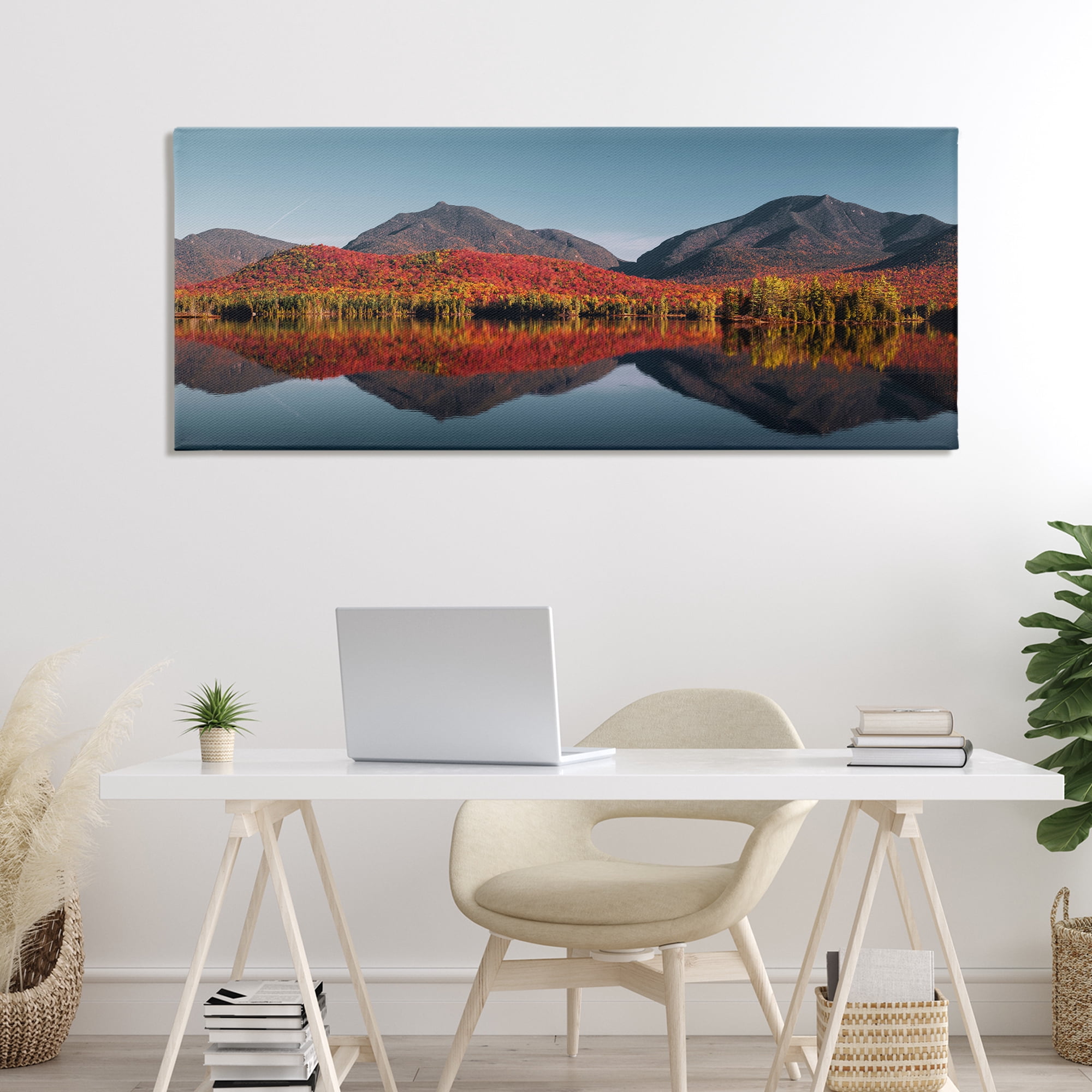 Stupell Industries Autumn Panorama Reflections Canvas Wall Art, design by Jonathan Zaharek