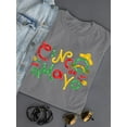 thumbnail image 3 of Cinco De Mayo W Mustache Shaped T-Shirt Women -Image by Shutterstock, Female XX-Large, 3 of 4