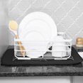 thumbnail image 5 of T-fal Microfiber Dish Drying Mat Reverses to Mesh, 2 Piece Set, Black, 5 of 7