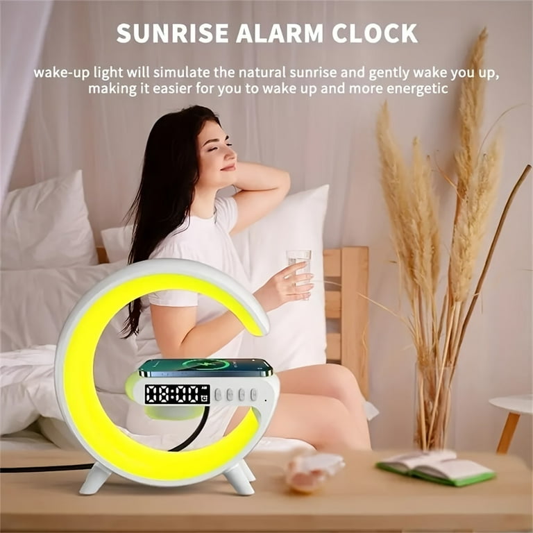EMAR Wake up light - Avec chargeur sans fil - Enceinte Bluetooth -  Fonctionne avec | bol