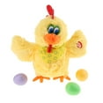 thumbnail image 2 of Lovely Hens Lay Chicken Eggs Crazy Singing and Dancing Electric Pet Dolls Plush Toys Birthday Gifts, 2 of 8