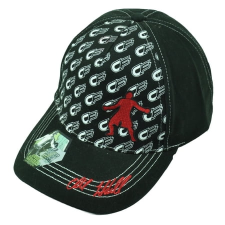 Cage Fighter Martial Arts Chuck Liddell Black Snapback Curved Bill Hat Cap