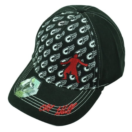 Ufo Cap - Cage Fighter Martial Arts Chuck Liddell Black Snapback Curved Bill Hat Cap UFC