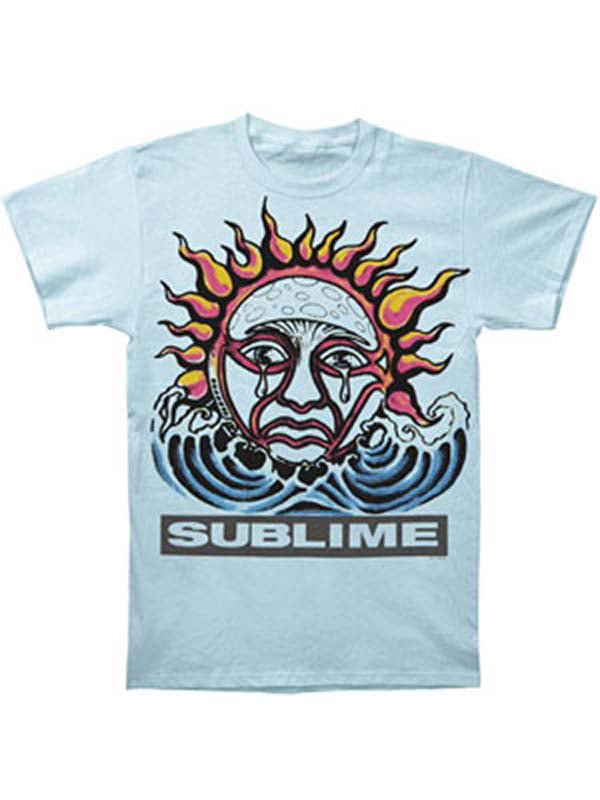 Sublime Men's Crying Sun Slim Fit T-shirt Blue - Walmart.com