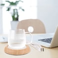 thumbnail image 3 of KAKOWELY Cup Heater Usb Heating Mat Iron Shell Temperature Control Meeting Room 1 Set, 3 of 8