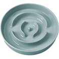 thumbnail image 1 of Slow Feeder Ceramic Bowl Slow Down Eating for Small Medium Breed Pet Slow Feeder for Fun,Anti-Choking Dishes Pet Food Bowl(Dark Green), 1 of 4
