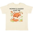 thumbnail image 3 of Inktastic Mommy and Daddy Love Me- Little Fox Boys or Girls Toddler T-Shirt, 3 of 5