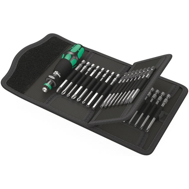 Juego de destornilladores Wera Kraftform Kompakt 62 con funda, 33 piezas