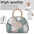thumbnail image 4 of Office Lunch Cooler Bag for Women Men,Lunch Containers Reusable High Capacity Lunch Tote Bags for for Workplace Commuting (marble Modern Geometric Flowers Abstract ), 4 of 7