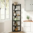 thumbnail image 6 of Tribesigns 6-Tier Corner Shelf, 70.86" Tall Freestanding Bookshelf for Living Room, Bedroom, Black, 6 of 6