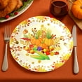 thumbnail image 5 of Grrvtrz 10-Piece Happy Thanksgiving Tableware Set Party Supplies - Autumns Harvests Pattern Disposable Plates Perfects for Fall and Thanksgiving Dinner BBQ Picnics,Holiday Products,Home Decor, 5 of 6