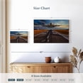 thumbnail image 4 of Elephant Stock Airplane Liftoff Wall Art - Horizontal Canvas Wall Art - Living Room Wall Decor - Transportation Canvas - Gray And Silver Decor - 12" x 8", 4 of 8