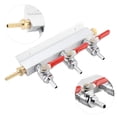 thumbnail image 2 of Ccdes 3 Way CO2 Gas Distribution Manifold Beer Dispensing Barrel Dispenser, 3 Way Gas Distribution Manifold,Gas Distribution Manifold, 2 of 8