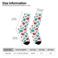 thumbnail image 4 of Goofa heart Skull cute Printed Men's Crew Socks, Soft Durable Breathable Moisture-Wicking with Odor Control Cotton socks, 4 of 9