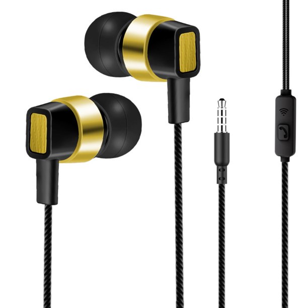 Twowood auricular 3.5mm Universal Dual Altavoces Auriculares Auriculares Auriculares Auriculares con micrófono