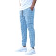 thumbnail image 1 of xiaxaixu Men Plaid Pants, Elastic Waist Casual Pants Trousers with Pockets for Daily Street, 1 of 5