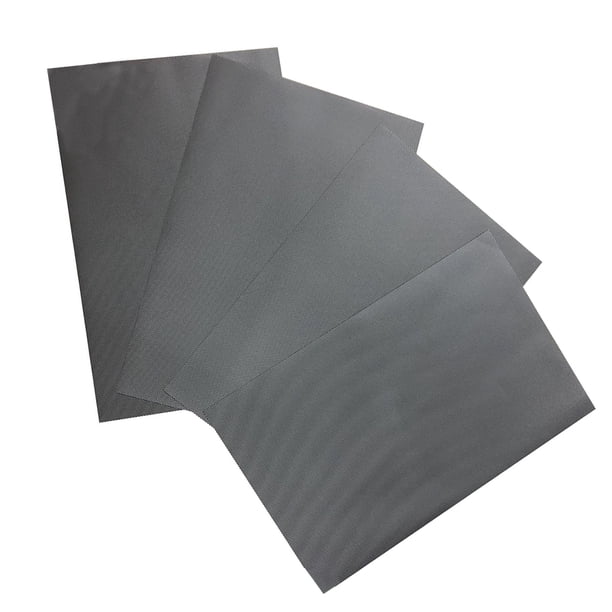 Bewildely Forro para refrigerador de 16 piezas, alfombrilla recortable para armario, estantería, alfombrillas impermeables, accesorio para el hogar, Suministros de limpieza para el hogar Gris-plata Bewildely HA066831-06