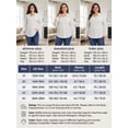 thumbnail image 4 of Cuteduck Women's Plus Size Waffle Knit Tops Henley Long Sleeve Fall Casual Shirts 1X-5X, 4 of 9