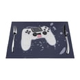 thumbnail image 1 of XMXY Woven Placemats Set of 6 PCS, Lark Style Game Controller Table Mats Washable Heat Resistant Placemats, 1 of 6