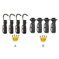thumbnail image 4 of Greeniant Paquete de 4 perchas para bicicletas, patinete eléctrico montado en la pared, bicicleta de montaña, ciclismo de carretera, soporte de Ciclismo Gancho móvil Greeniant OD028590-01, 4 of 6