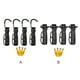 thumbnail image 4 of Soidarity Paquete de 4 perchas para bicicletas, patinete eléctrico montado en la pared, bicicleta de montaña, ciclismo de carretera, soporte de Ciclismo Gancho móvil Soidarity OD028590-01, 4 of 6