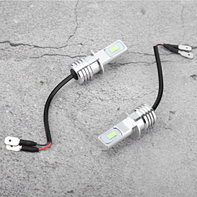 LED Fog Light Bulb, Heat Dissipation Fog Lamp Bulb H3 Socket 2pcs/set For DC 12V-24V Car