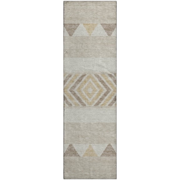 Dalyn Rugs Premium Machine Washable Mayfield AMF965 Beige 2'3" x 7'6" Runner Rug