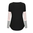 thumbnail image 5 of Youmylove Women Maternity T-Shirt Long Sleeve Striped Printed Nursing Tops Tee Shirts For Breastfeeding Comfy, 5 of 6