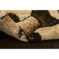 thumbnail image 6 of Handcraft Rugs Cabin Rug  Lodge, Cabin Nature and Animals Area Rug  Modern Geometric Design Cabin Area Rug  Abstract, Chocolate/BeigeBear/Footprint/Trees/Fishing Equipment 5x7 feet, 6 of 7