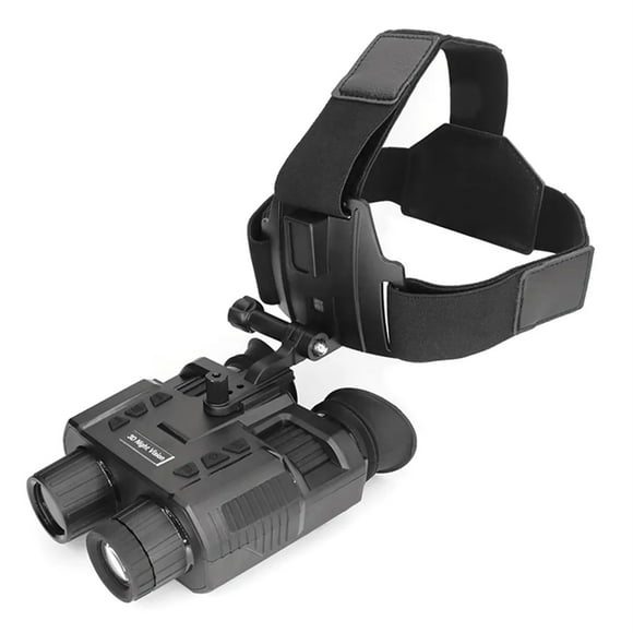 1080P Night Vision Goggles 8X Digital Zoom Infrared Hands Free Head Mounted Night Vision Binoculars 3D Display 250M Night Range