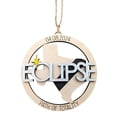 thumbnail image 1 of Solar Eclipses Ornament / Car Charm, Wooden Eclipses Keepsake, 2D Flat Hanging Ornaments For Car / Backpacks, 1 of 2