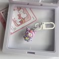 thumbnail image 1 of Sanrio Melody Kuromi Hello Kitty Cinnamoroll llavero de goma suave KT Cat, llavero colgante para bolsa de coche, joyería de cumpleaños, regalos de vacaciones, 1 of 4
